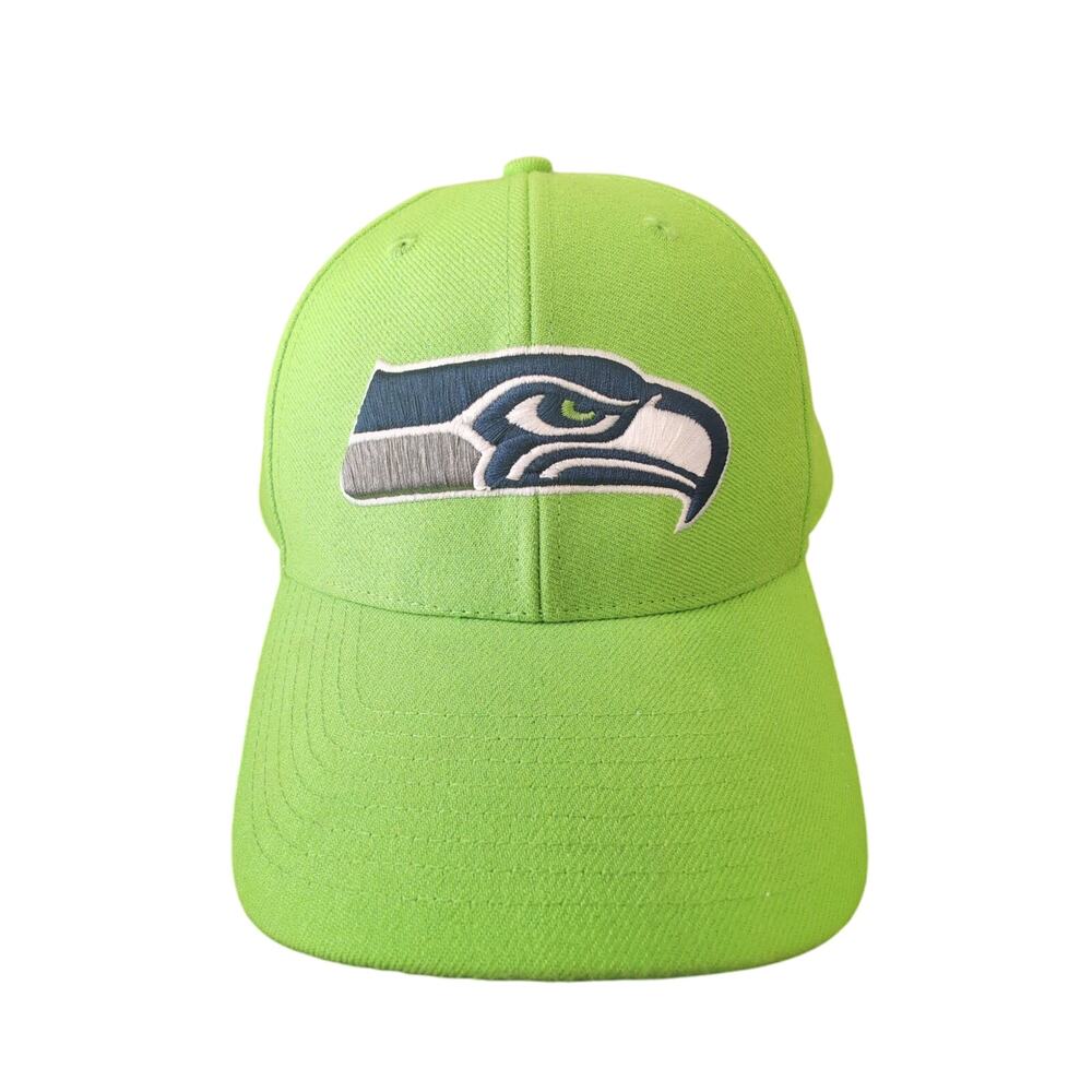 Seattle Seahawks 47 Brand Neon Green Adjustable Hat NFL Cap